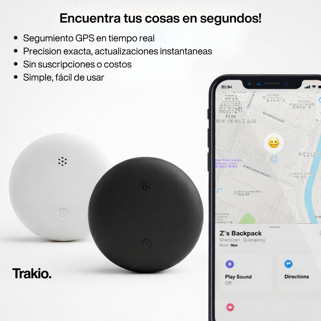 Pack x2 Trakio Smart Tag – Localizador Inteligente