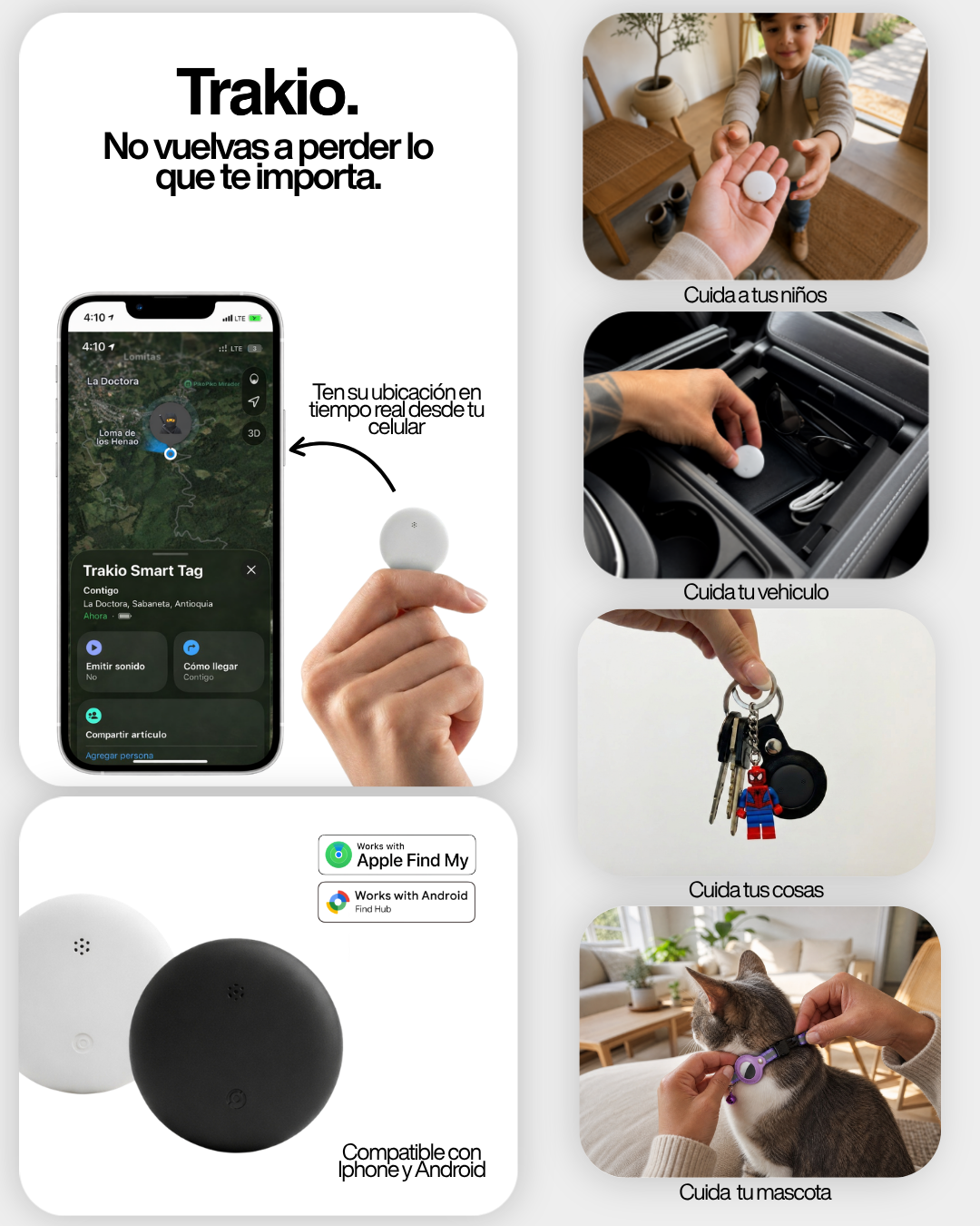 Trakio Smart Tag – Localizador Inteligente